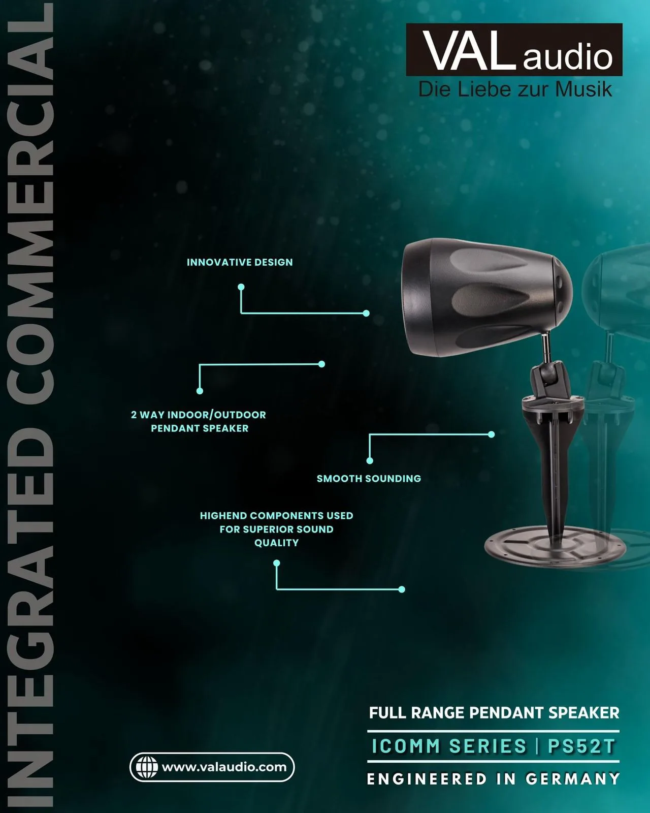Val Audio iComm PS52T — alternate angle